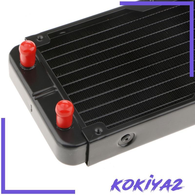 240mm Laptop Computer PC Alloy Water Cooling Cooler Radiator Fans 10 Pipes
