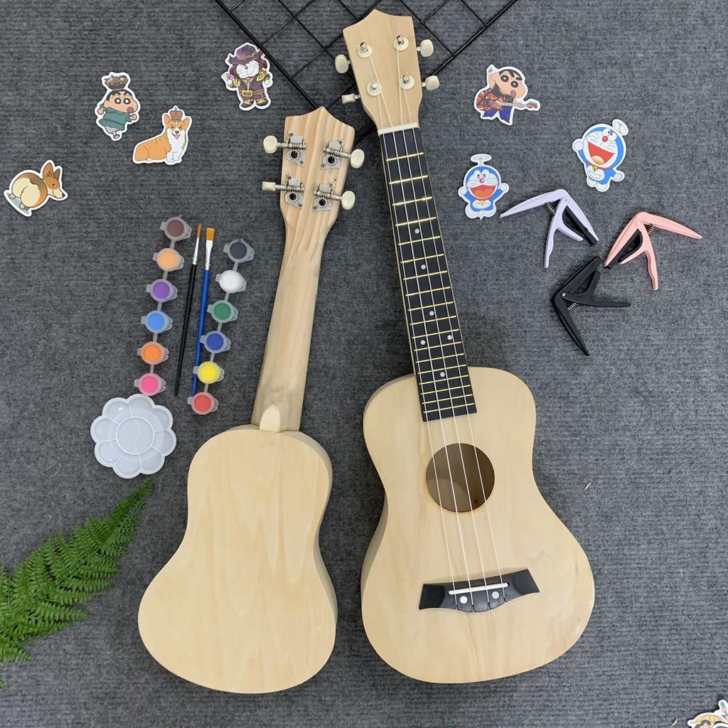 ĐÀN UKULELE SOPRANO 21INCH GỖ ( ĐỦ MÀU )