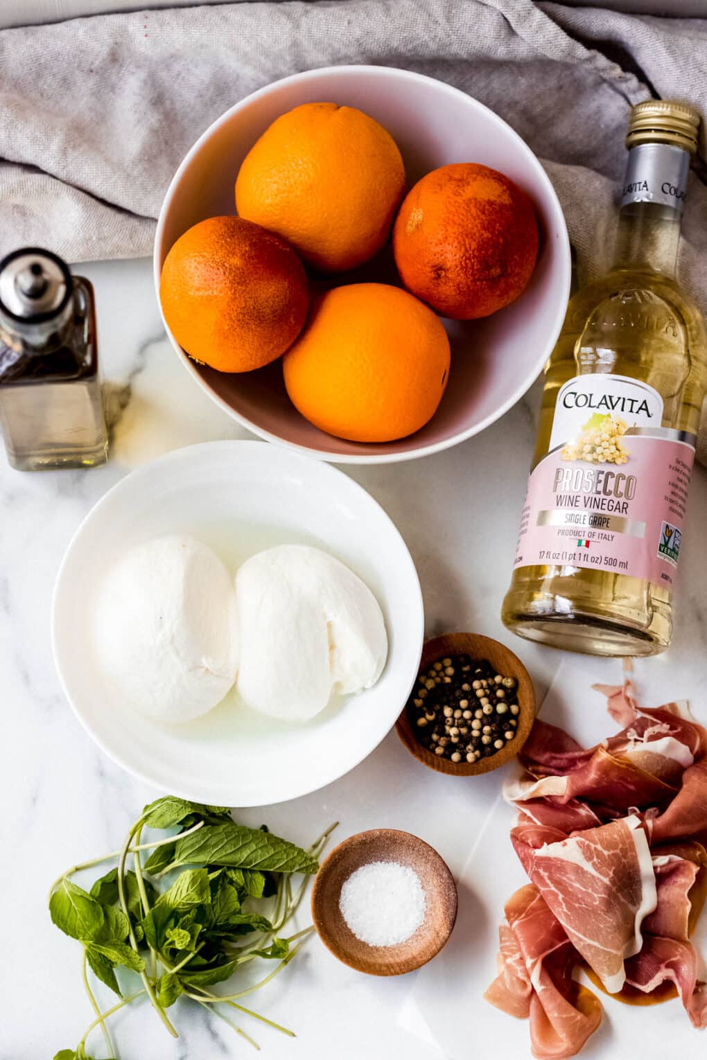 Giấm Rượu Vang Colavita Prosecco Wine Vinegar Nhập Khẩu Từ Ý _ Vị Chua Nhẹ &amp; Tươi Mát