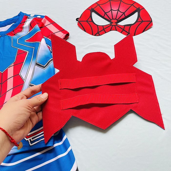 Bộ quần áo siêu nhân người nhện Spiderman bé trai B157 tặng kèm mặt nạ và khiên