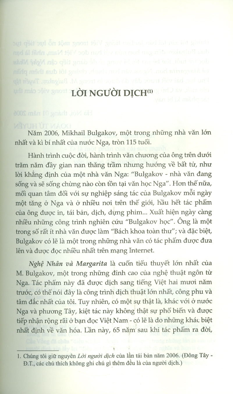 Nghệ Nhân Và Margarita - Mikhail Bulgakov