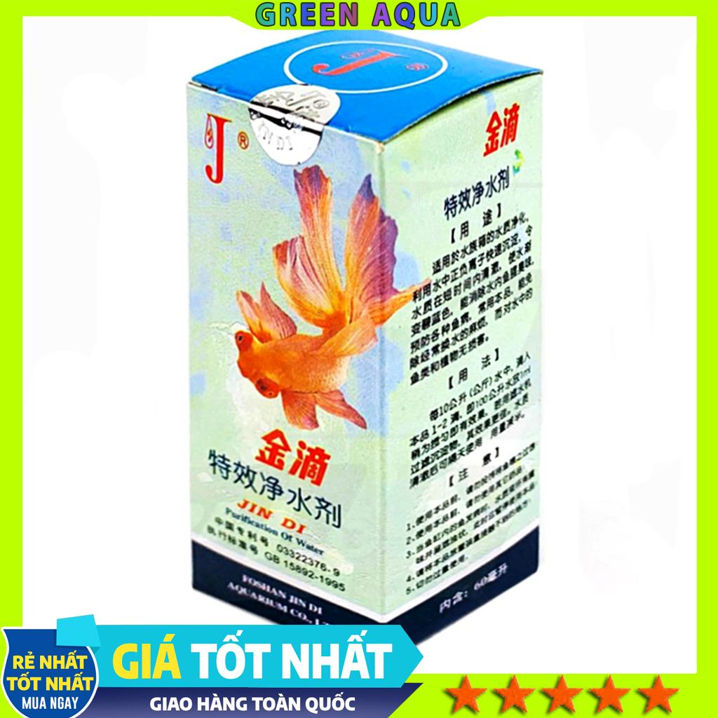 JIN DI - Purification Of Water  | Khử đục, bụi, làm trong nước hồ cá cảnh thủy sinh