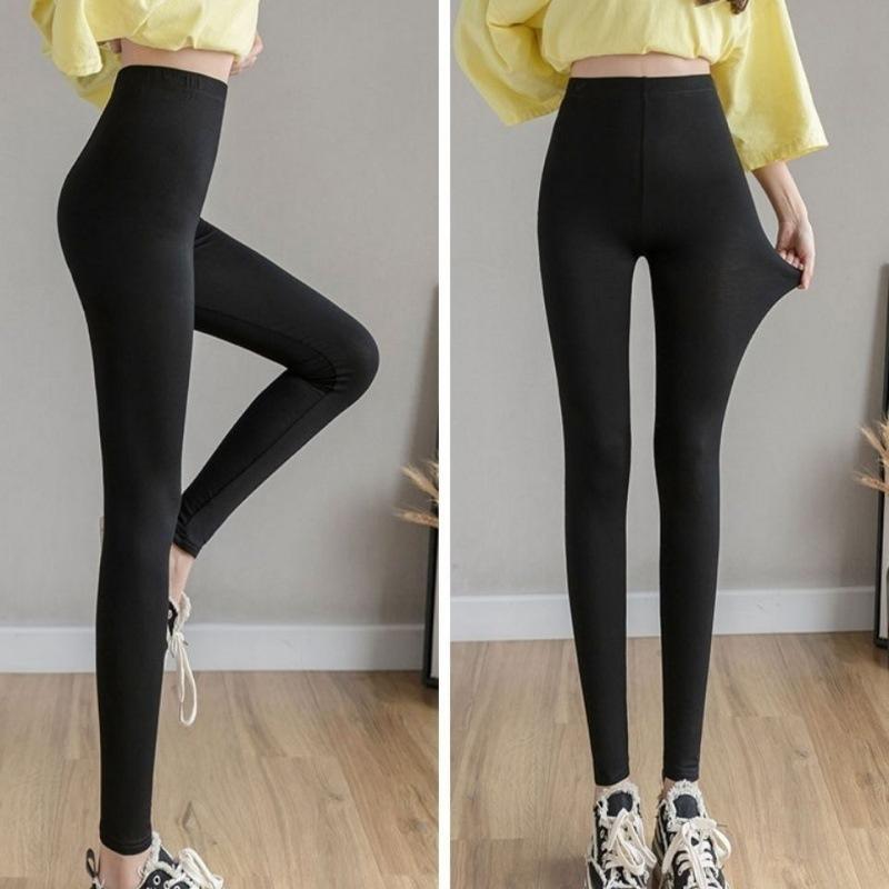 Quần legging nữ, Legging nữ dáng dài cạp cao ôm body dày dặn sexy, quần tập yoga gym co dãn siêu nâng mông bigsize TF002