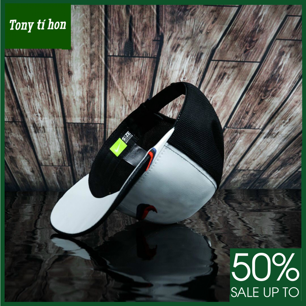 Tony tí hon - Mũ/nón kết lưỡi trai thời trang nam nữ Golf trắng phối lưới đen hàng hiệu cao cấp, đẹp - freeship