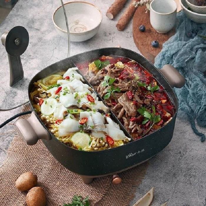 Nồi lẩu 2 ngăn Bear chính hãng DHG-B60P6