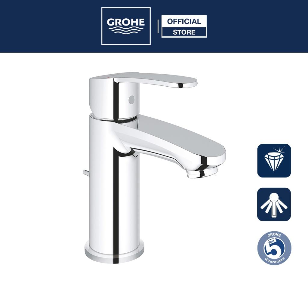 Vòi Chậu GROHE EUROSTYLE COSMOPOLITAN Size S - 23037002, Chất Liệu Chrome, Nhập Đức, BH 12 Tháng