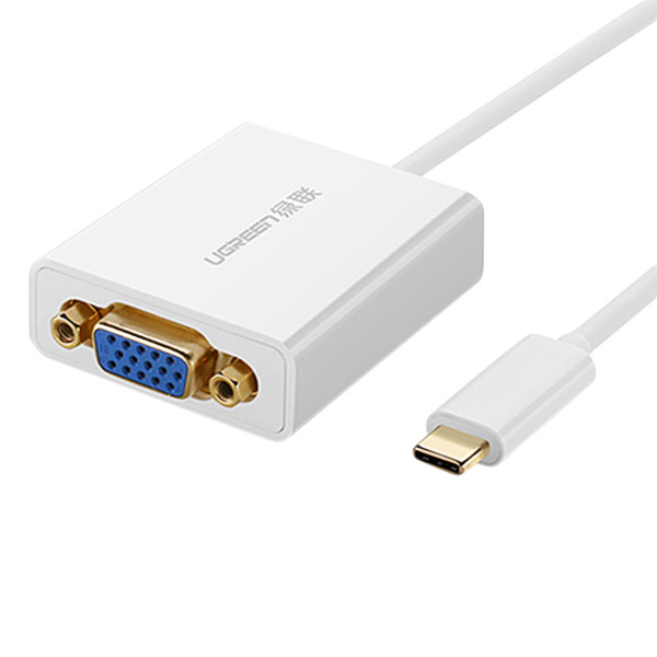 Cáp Chuyển Đổi Ugreen USB Type-C Sang VGA 40274 (20cm) - Hàng Chính Hãng