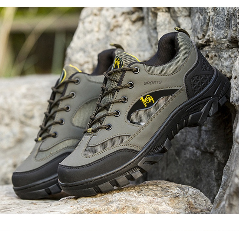 Giày Sneaker Thể Thao Nam GNS068 Đế Tăng Ma Sat ,Leo Núi ,Phượt Bền Đẹp