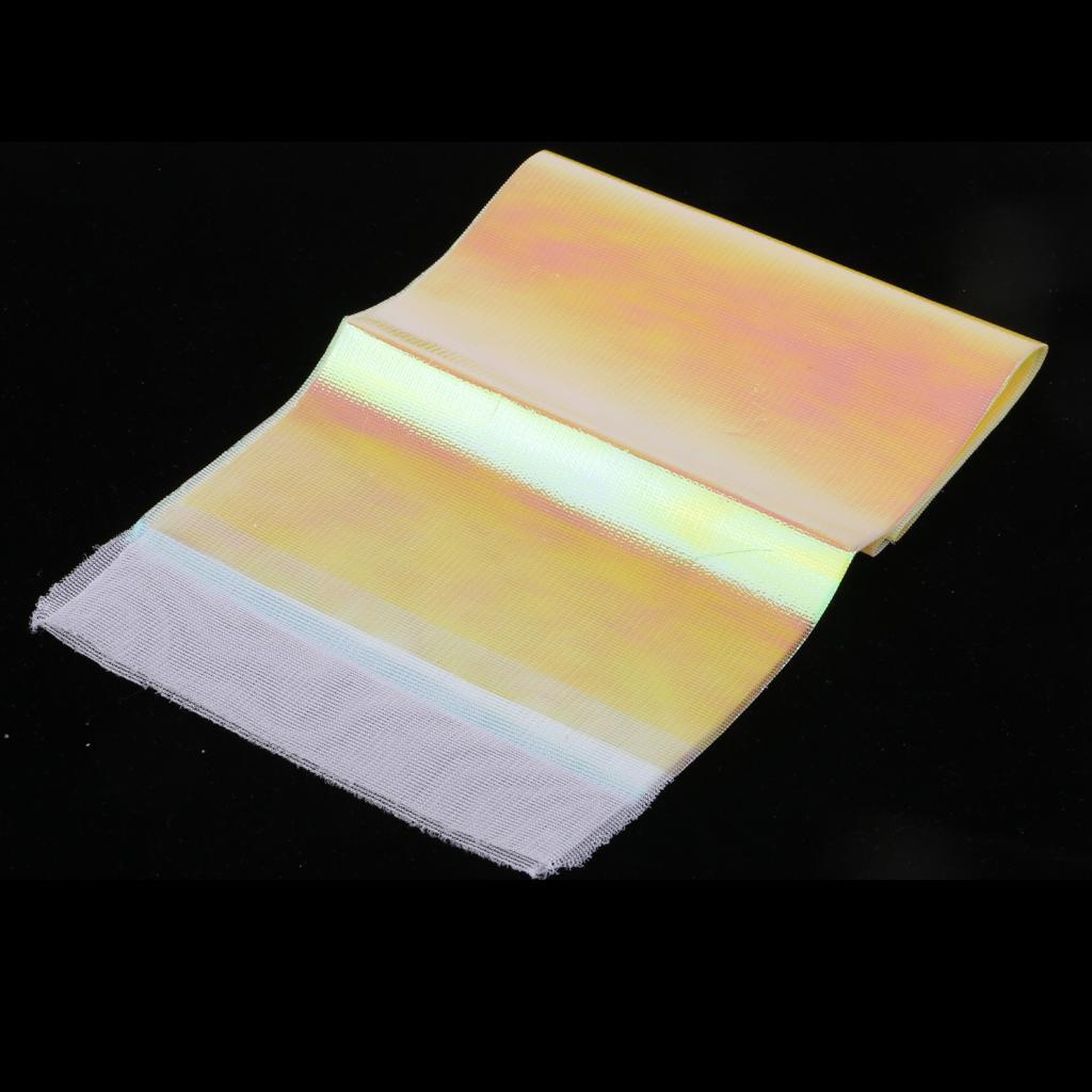 2-4pack DIY Fishing Lure Tape Reflective Flash Tape Fly Tying Materials Yellow