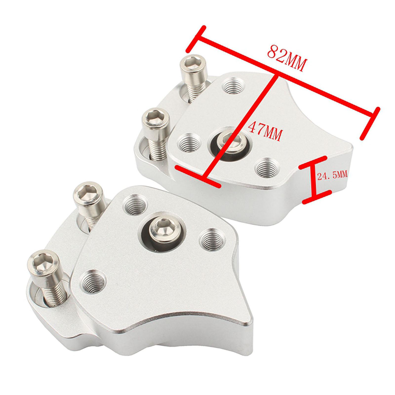 2pcs Universal Motorcycle Handlebar Riser Clamp Mount Set for Yamaha FJR1300