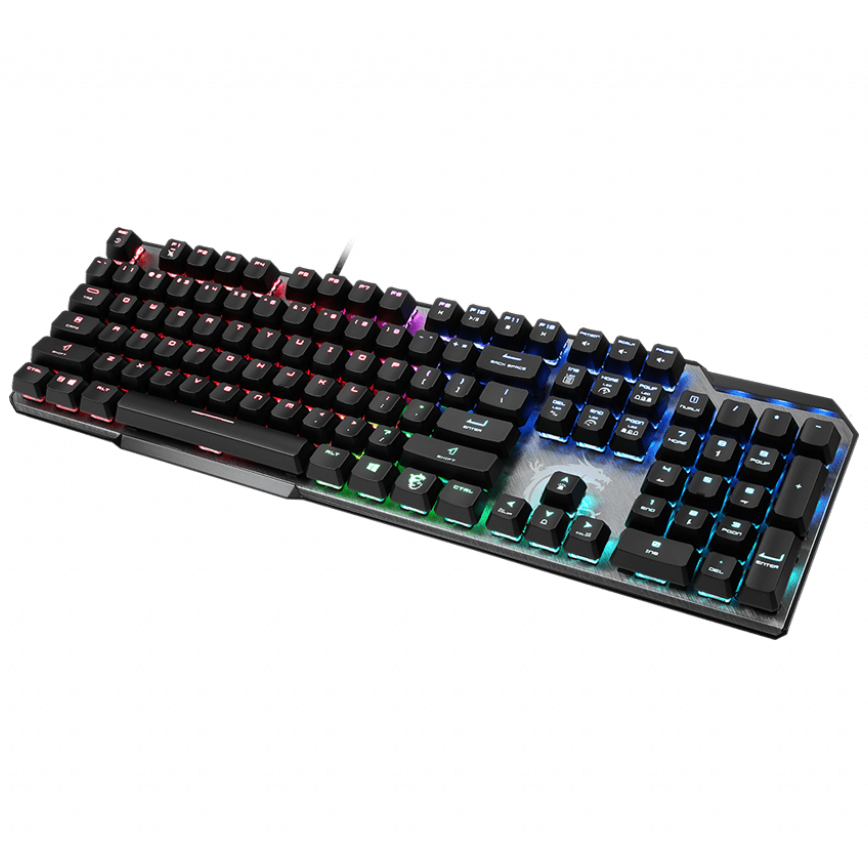 Bàn phím cơ gaming MSI Vigor GK50 Elite LL US, Kailh Blue Switch - Hàng chính hãng