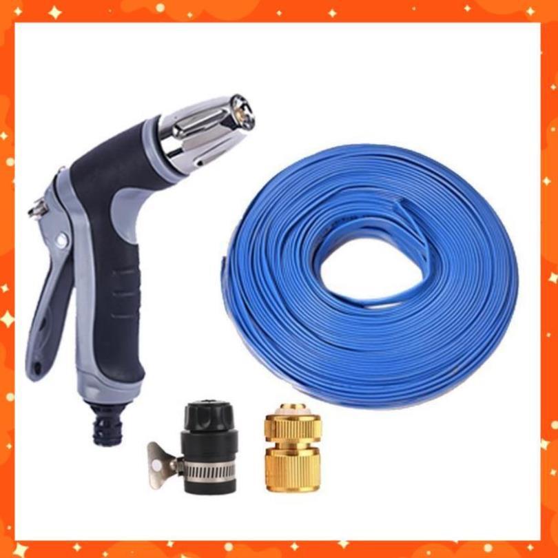 Bộ dây và vòi xịt tăng áp rửa xe tưới cây 15M 206817