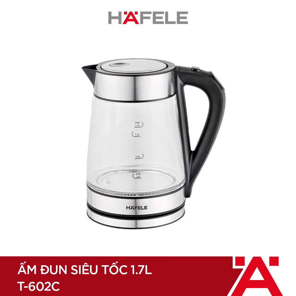 Ấm Đun Siêu Tốc Hafele T-602C - 535.43.732 - 1,7L (Hàng chính hãng)