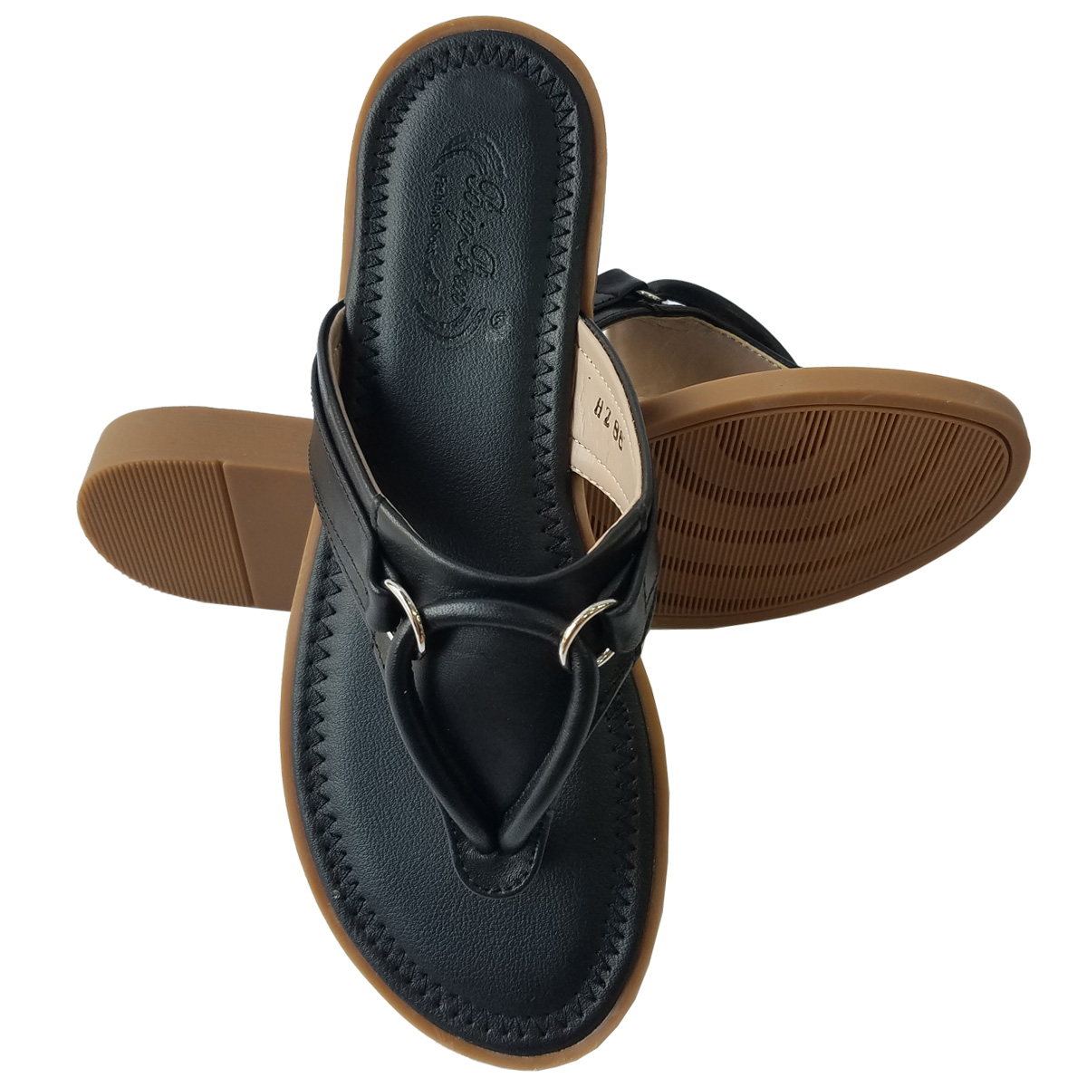 Dép Xỏ Ngón Nữ Da Bò Thật BIGGBEN Cao Cấp DXN56