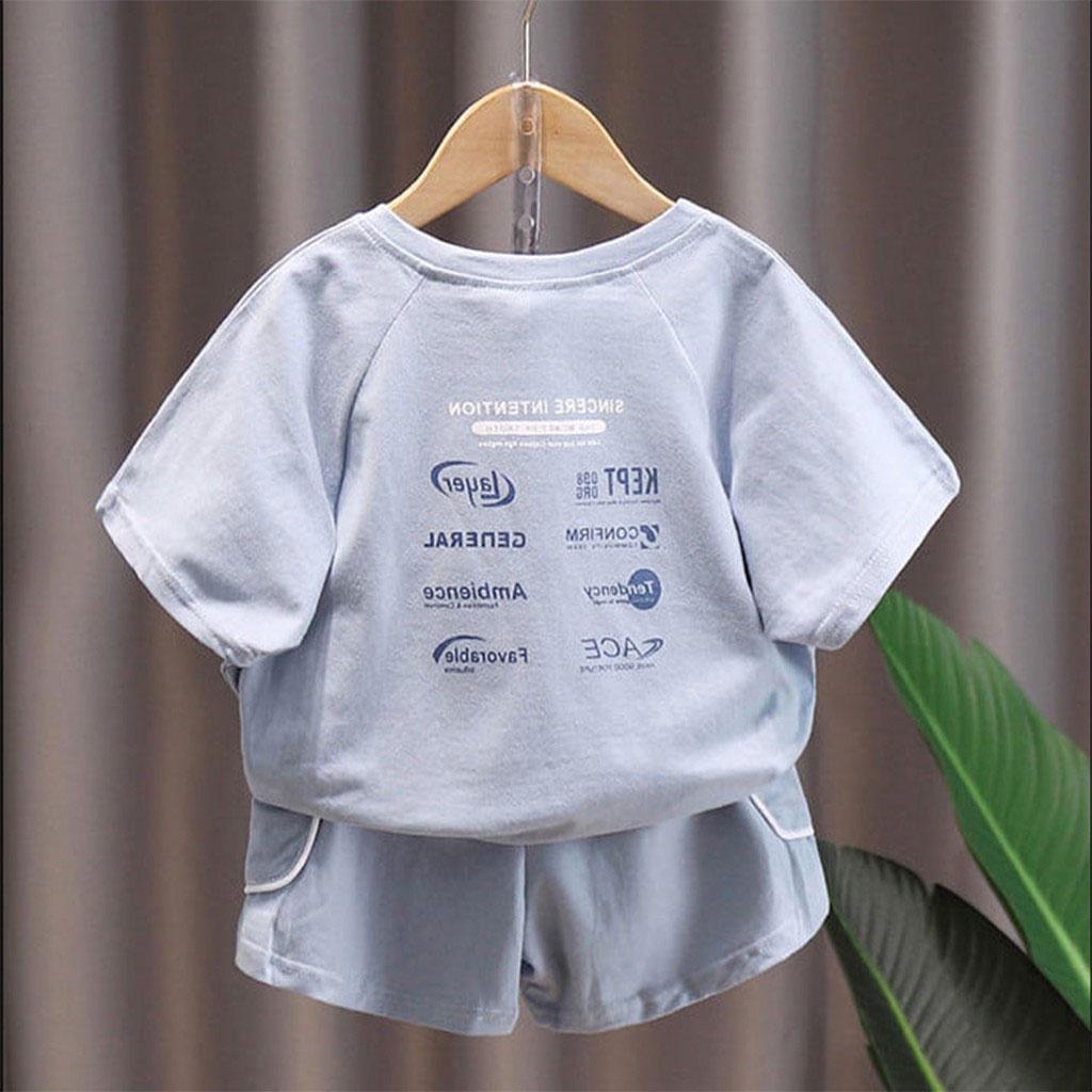Bộ cộc tay cho bé ROSY KIDS, Đồ bộ bé trai chất cotton Cao Cấp cho bé từ 6- 25kg