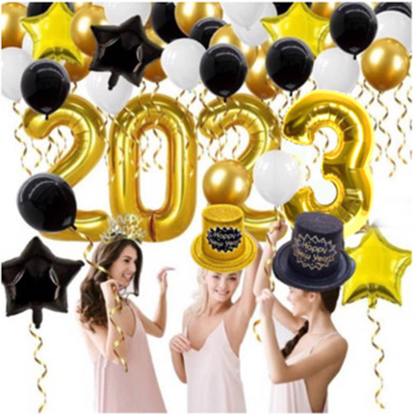 Combo trang trí Happy New Year combo cbhp29