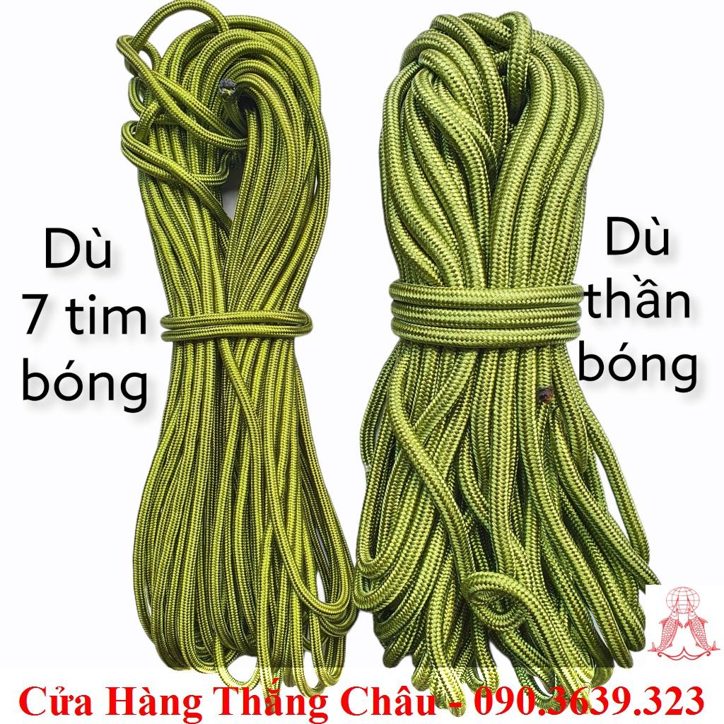 Dây Dù Thần Bóng, 7 Tim Bóng - Bản Tròn (1 bó - dài 20m)