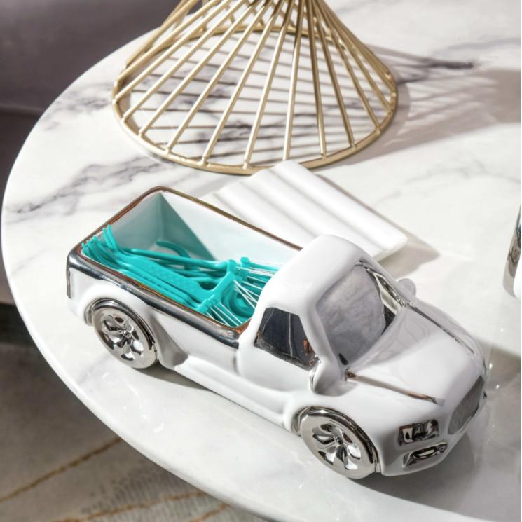 Xe ô tô đựng tăm Chevy Truck Ceramic Toothpick - AsiaMart