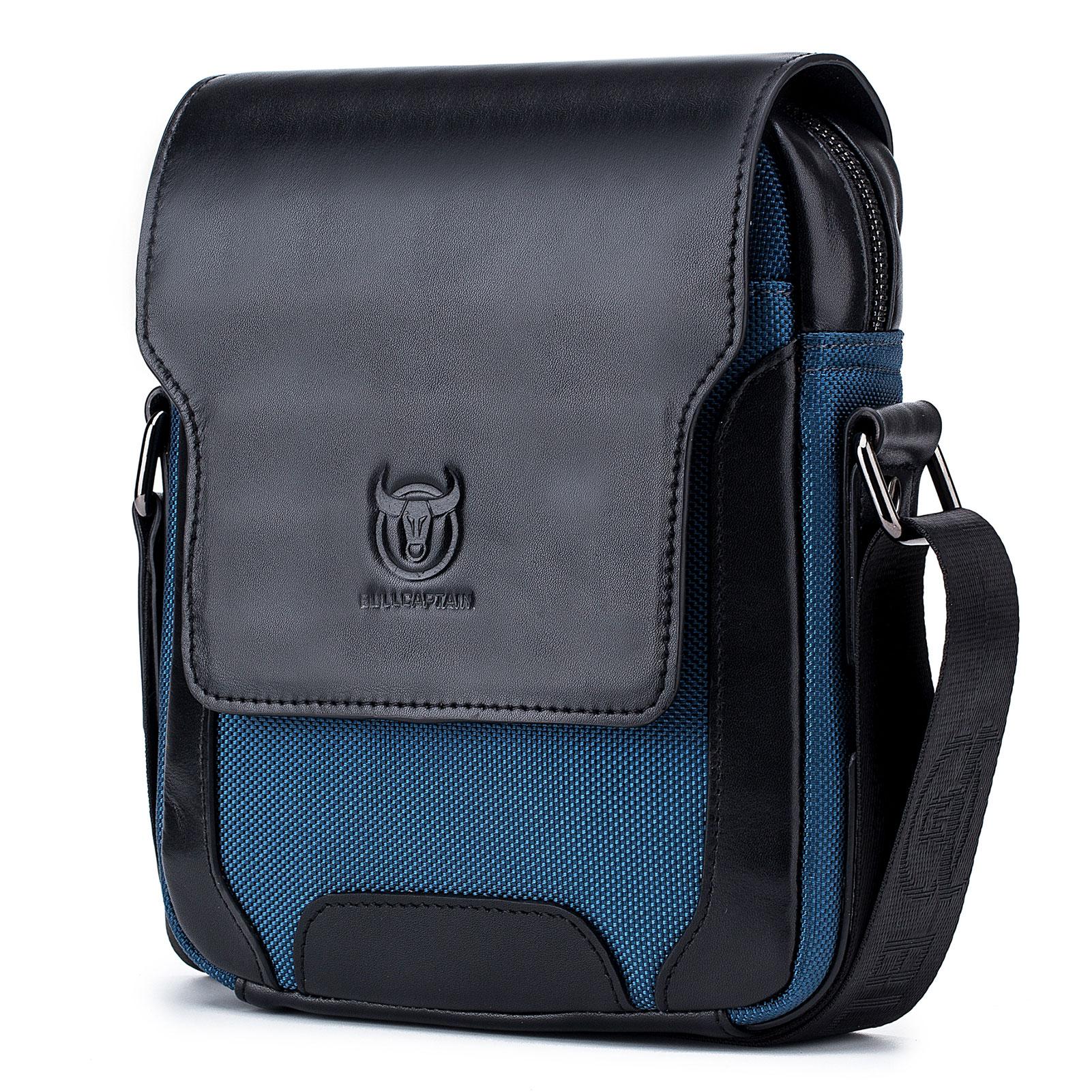 Túi Da Đeo Chéo Nam Sành Điệu Nằm Dọc Dành Cho Dân Công Sở Bullcaptain