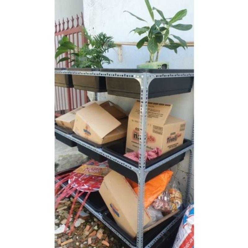 Kệ sắt v lỗ x cao nhiều kích thước ,dùng sắt v4x4cm