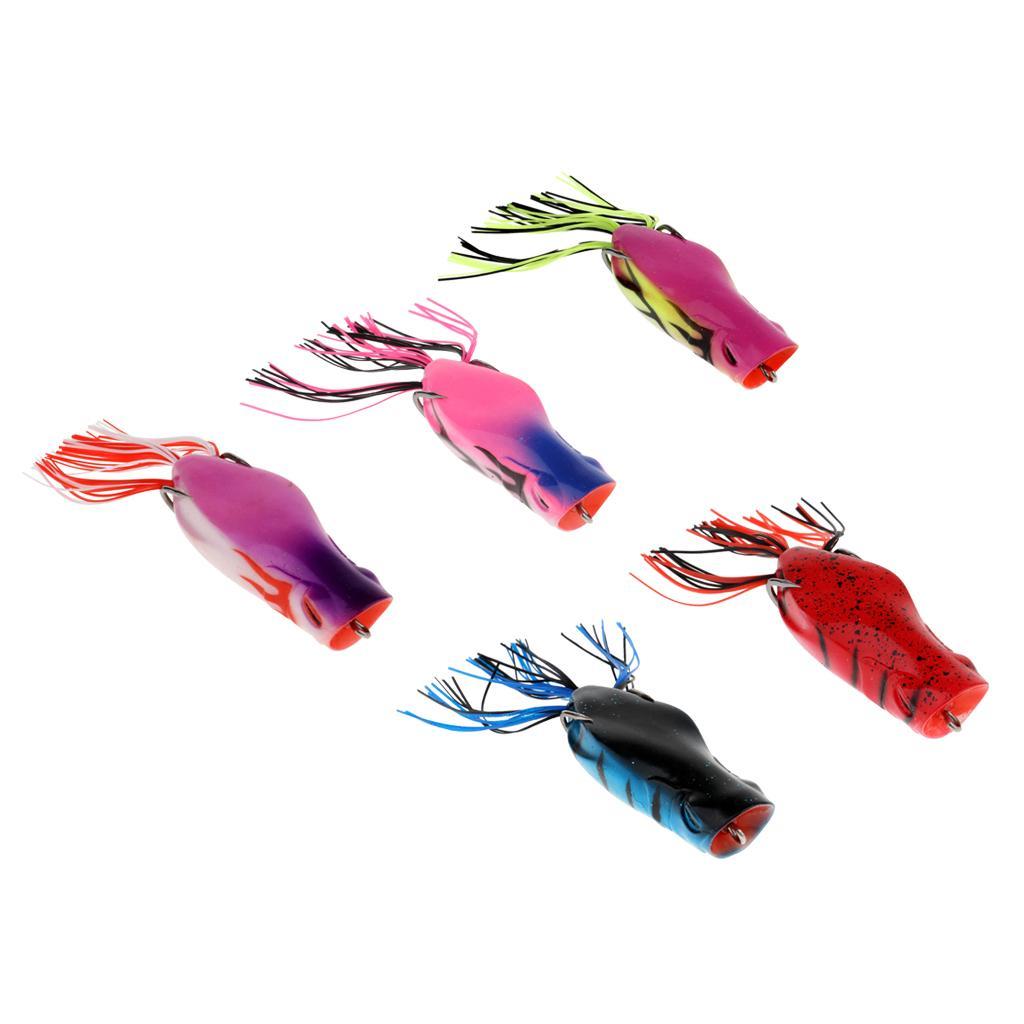 Lifelike  Frog  Soft Artificial Crankbaits Hook Baits