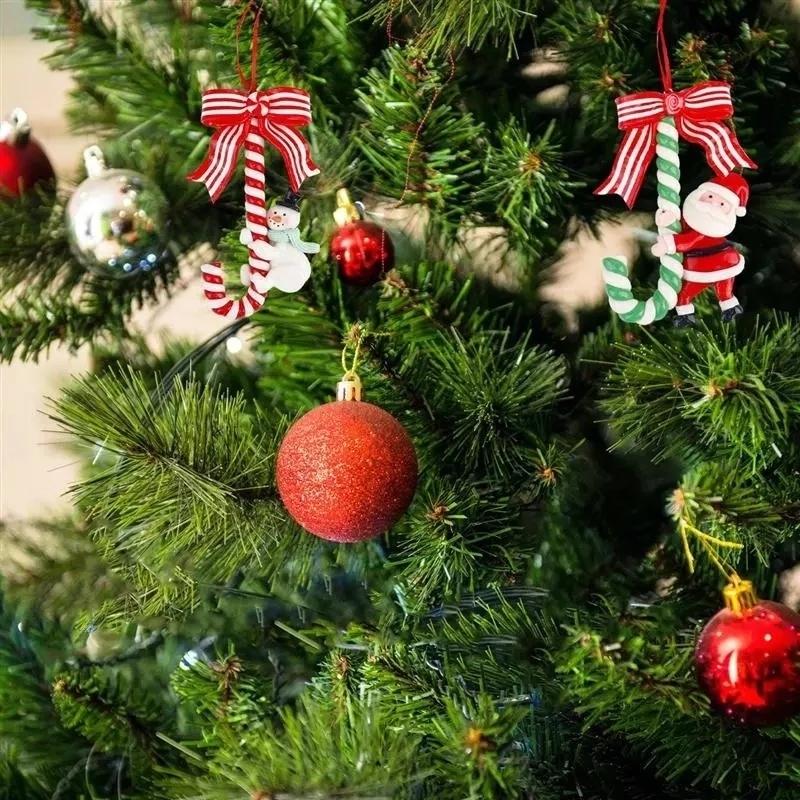 Thanh kẹo trang trí cây thông giáng sinh hình ông già/ người tuyết/ tuần lộc