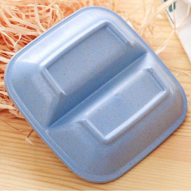 Chén đựng gia vị lúa mạch 2 ngăn