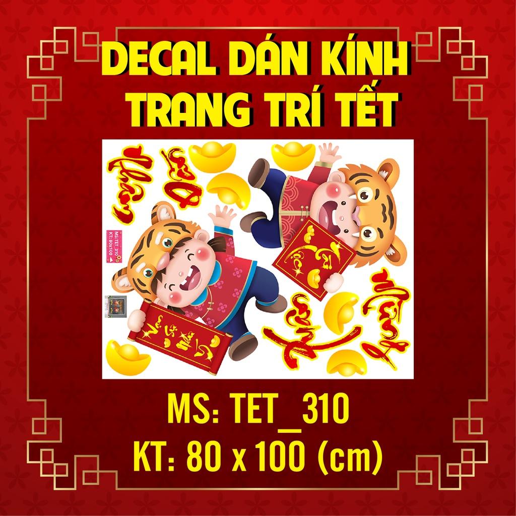 DECAL TRANG TRÍ TẾT NGUYÊN ĐÁN 2022 COMBO SỐ 40