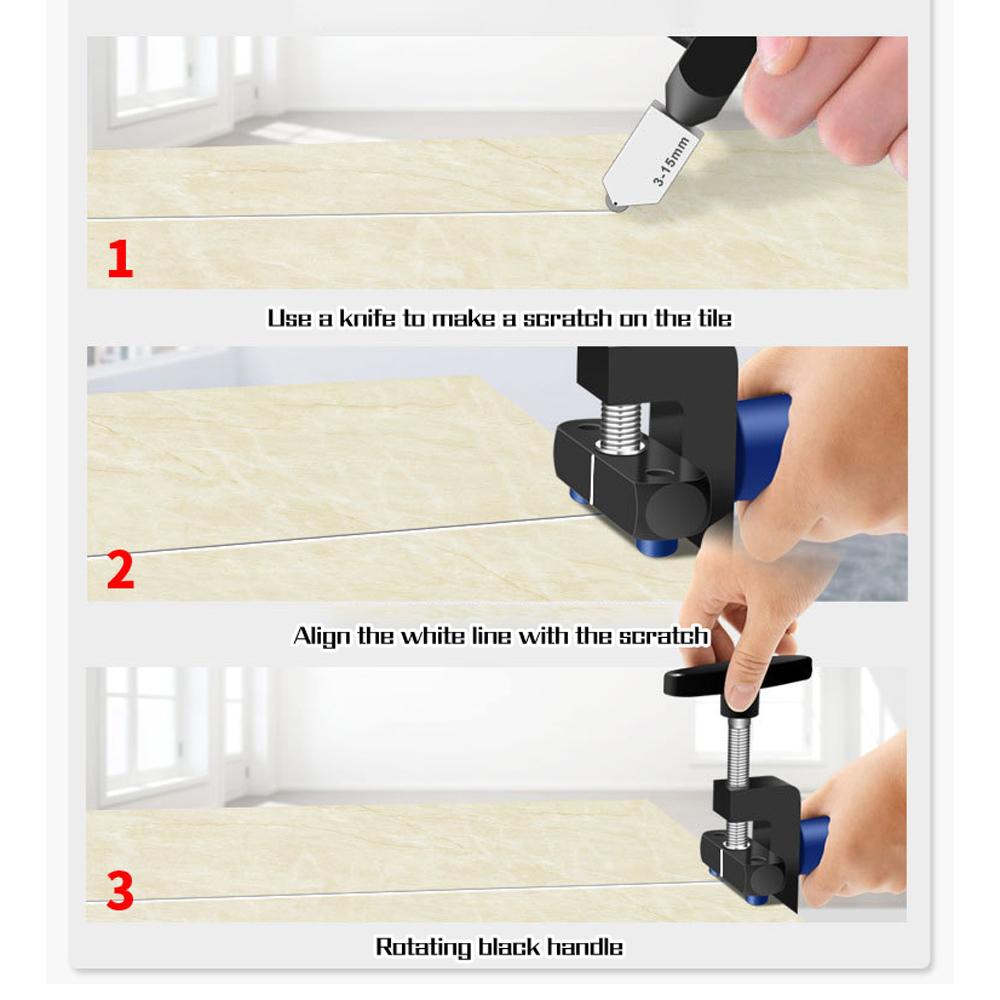 Portable Manual Glass Tile Opener Hand-Held Replacement Cutter Heads Ceramic Tile Glass Cutter Multi-function Glass Cut