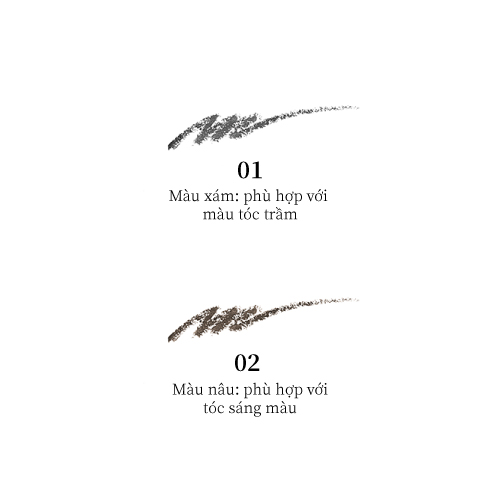 CHÌ KẺ CHÂN MÀY HỮU CƠ - naturaglacé EYELBROW PENCIL