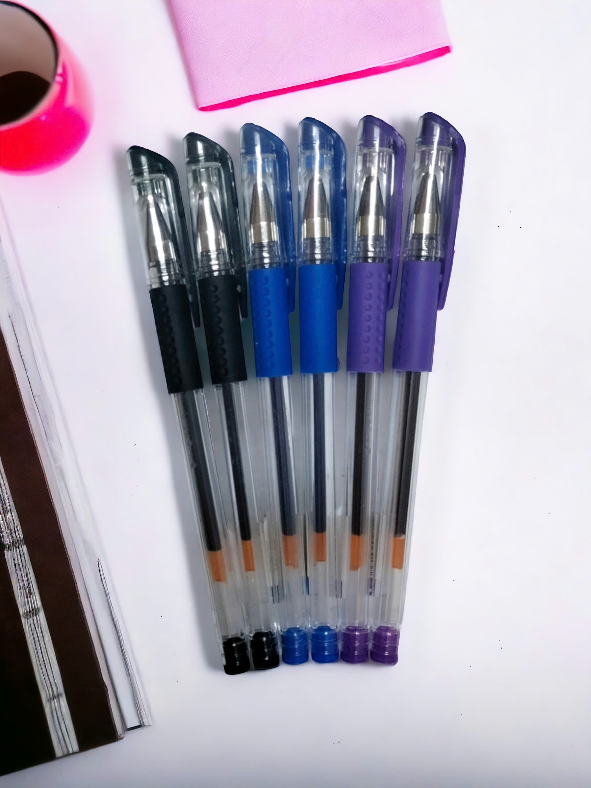 Bút Bi Gel Vinaplus VNP-017 - 0,5mm Màu xanh/ đen/ tím