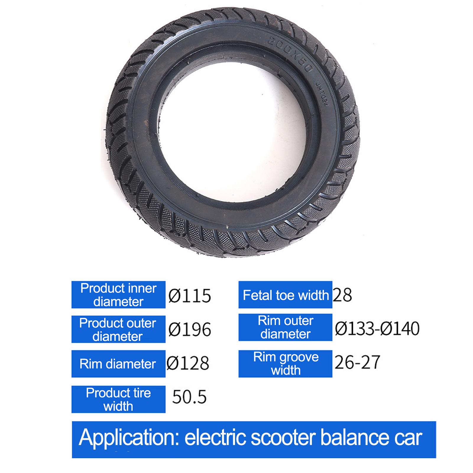 Cao su lốp rắn 200x50 xe tay.