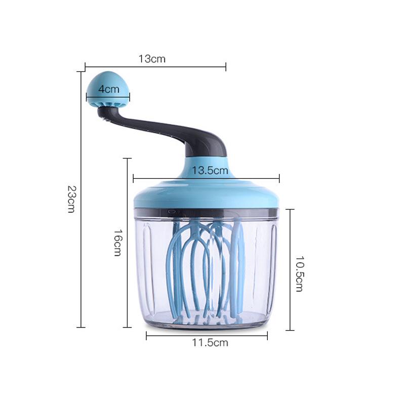 Hướng Dẫn Sử Dụng Trứng Be Tay Cranked Đánh Kem Stiring Thiết Thực Máy Tạo Bọt Bọt Sữa Phối Fouet Ẩm Thực Dụng Cụ Nhà Bếp