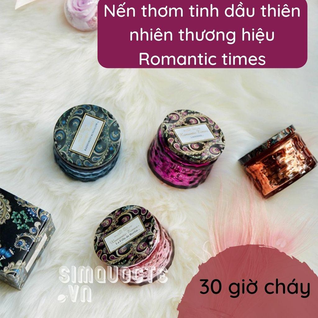 Nến thơm tinh dầu thiên nhiên 3 tầng hương Romantic Times