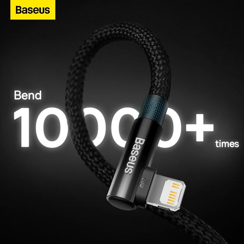 Cáp Sạc Nhanh 90 Độ Baseus MVP 2 Elbow-shaped Fast Charging Data Cable 20W (Hàng chính hãng)