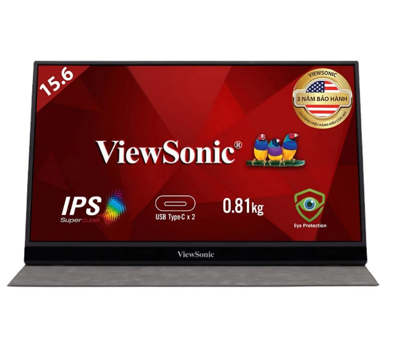 Màn Hình Di Động Viewsonic VG1655 16" IPS FHD USB C- Hàng chính hãng 