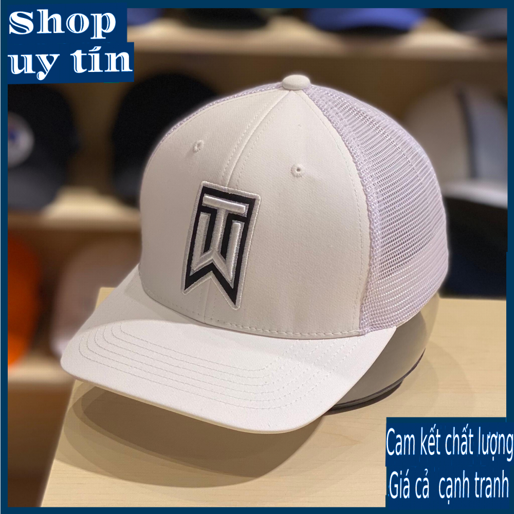 Freeship - MŨ NÓN KẾT LƯỠI TRAI BÍT ĐUÔI THÊU LOGO TRẮNG THỜI TRANG NAM NỮ CAO CẤP - nhiều màu - màu xanh / màu đen/ màu trắng