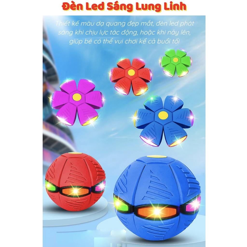 BÓNG ĐÁ KHÔNG CẦN BƠM HƠI XẾP GỌN FOOTBALL KIDS USA CÓ ĐÈN LED