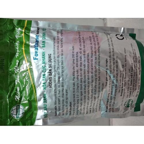 Thuốc trừ bệnh Mancozeb xanh fovathane 80WP 1kg