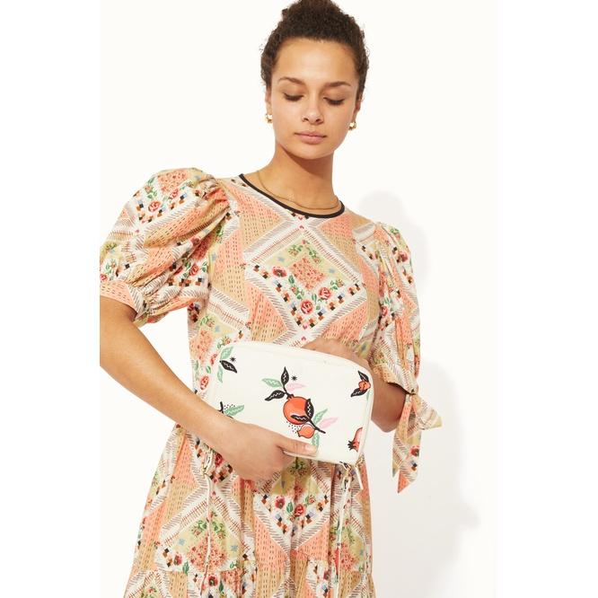 Cath Kidston - Túi đeo chéo/The Everything Cross Body - Pomegranate - Cream -1048841