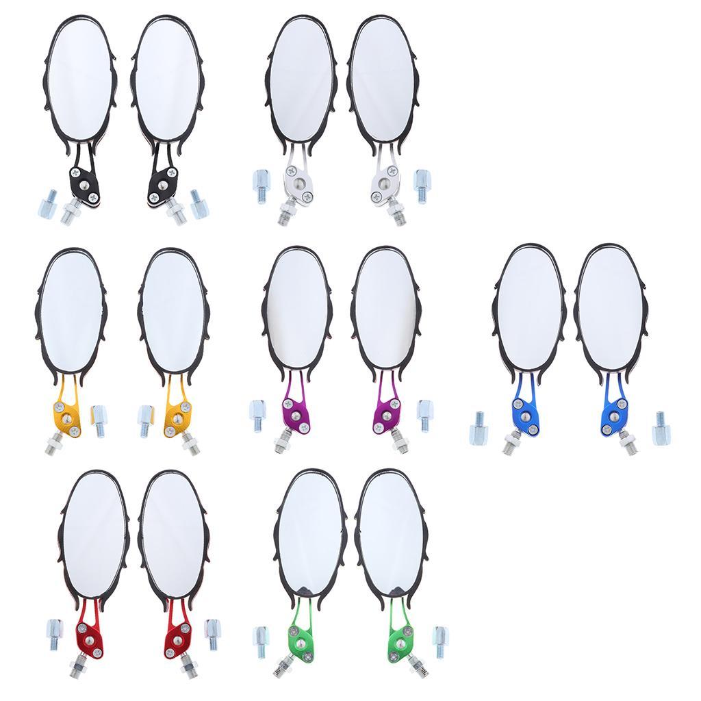 CNC Aluminum Side Rear Mirrors for Motorcycle Scooters ATV