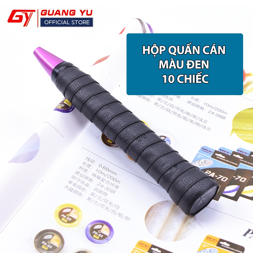 Hộp Quấn Cán Vợt Cầu Lông Chính Hãng GUANGYU Chống Trơn Trượt Cao Cấp, Hộp 10 Chiếc