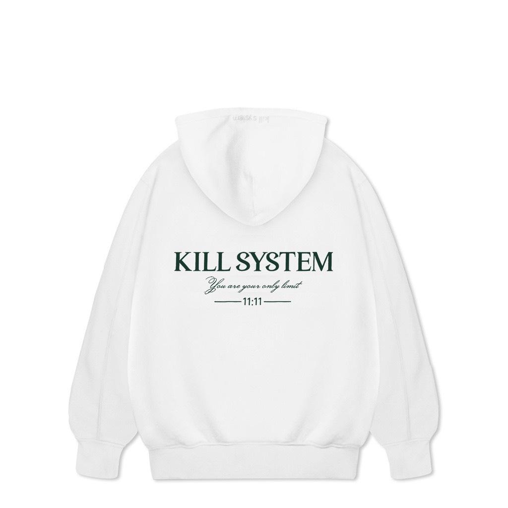 Áo Khoá hoodie zip Nỉ bông dây kéo SYSTEM form rộng Unisex Nam Nữ Vuasivuare