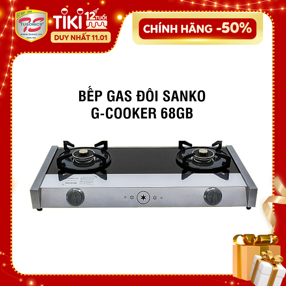 Bếp ga đôi SANKO G-COOKER 68GB - Hàng chính hãng