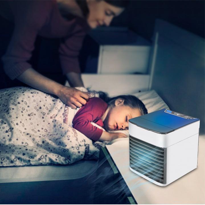 Quạt Điều Hòa Hơi Nước Mini Để Bàn - Quạt Điều Hòa Mini Công Nghệ Hàn Quốc Siêu Mát