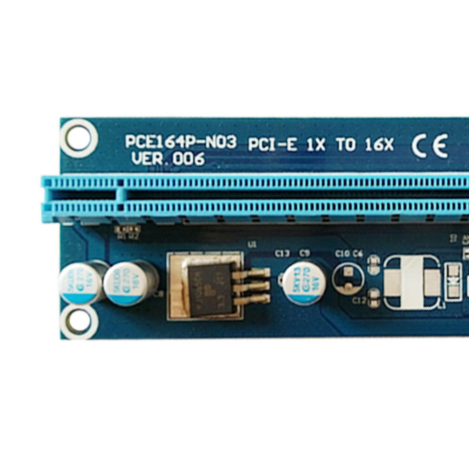 VER006 PCI-E GPU Riser Card 4pin PCI Express USB 3.0 for Bitcoin Miner