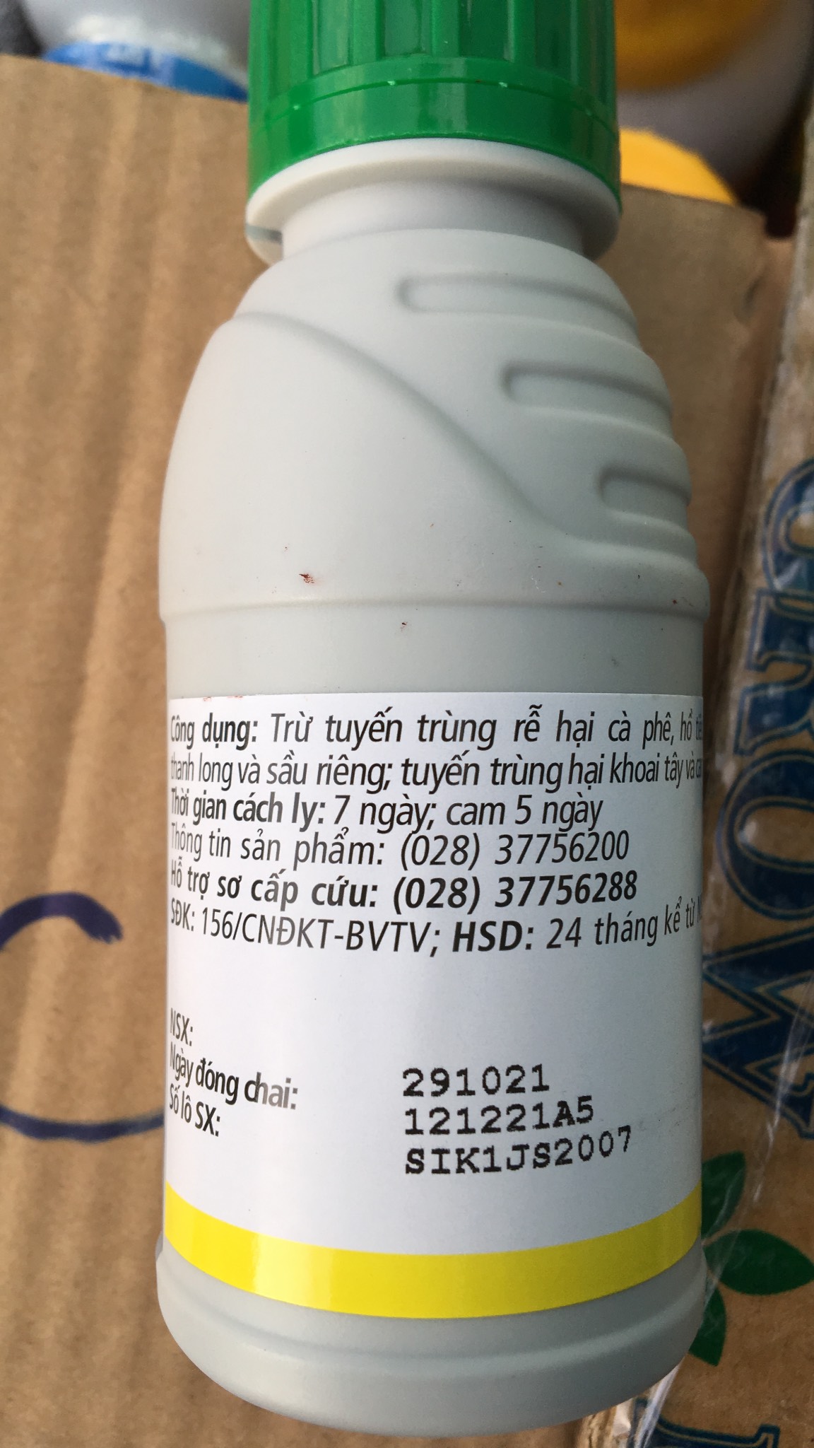 Sản phẩm Tervigo 020SC - Tuyến Trùng Rễ Syngenta chai 100ml