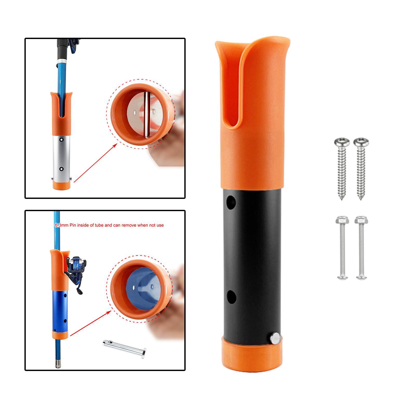 Fishing Rod Holder Racks Portable Fishing Rod Stand-Off Tube Rod Pole Holder Bracket Support