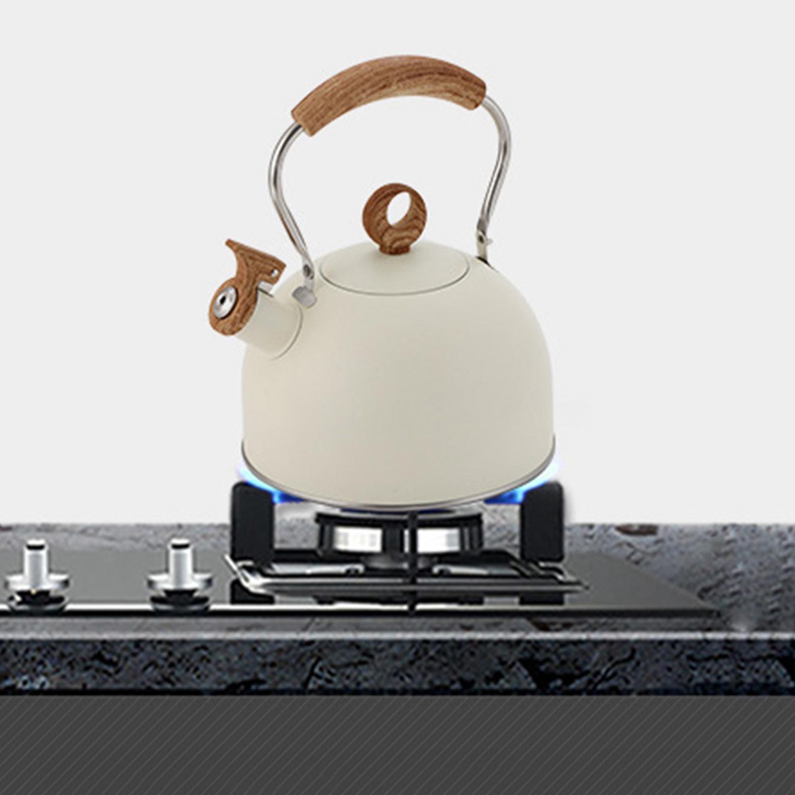 Stainless Steel Tea Kettle Stovetop Whistling Tea Kettle for Electric Pottery Stove
