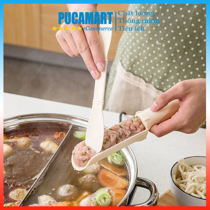 Dụng Cụ Làm Thịt Viên Siêu Tốc, Chia Thịt Viên, Cá Viên An Toàn Sạch Sẽ - PucaMart